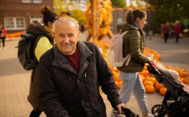 Bewohner in der Ausstellung in Klaistow