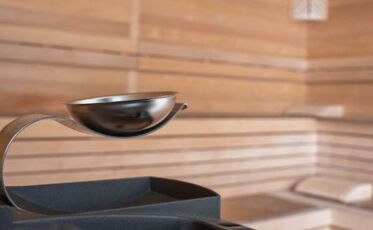 Aufguss-Tegel der Sauna in der Flakowski Residenz