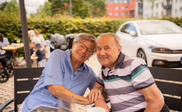 Freundschaftliche Nachbarschaft im Pape Quartier